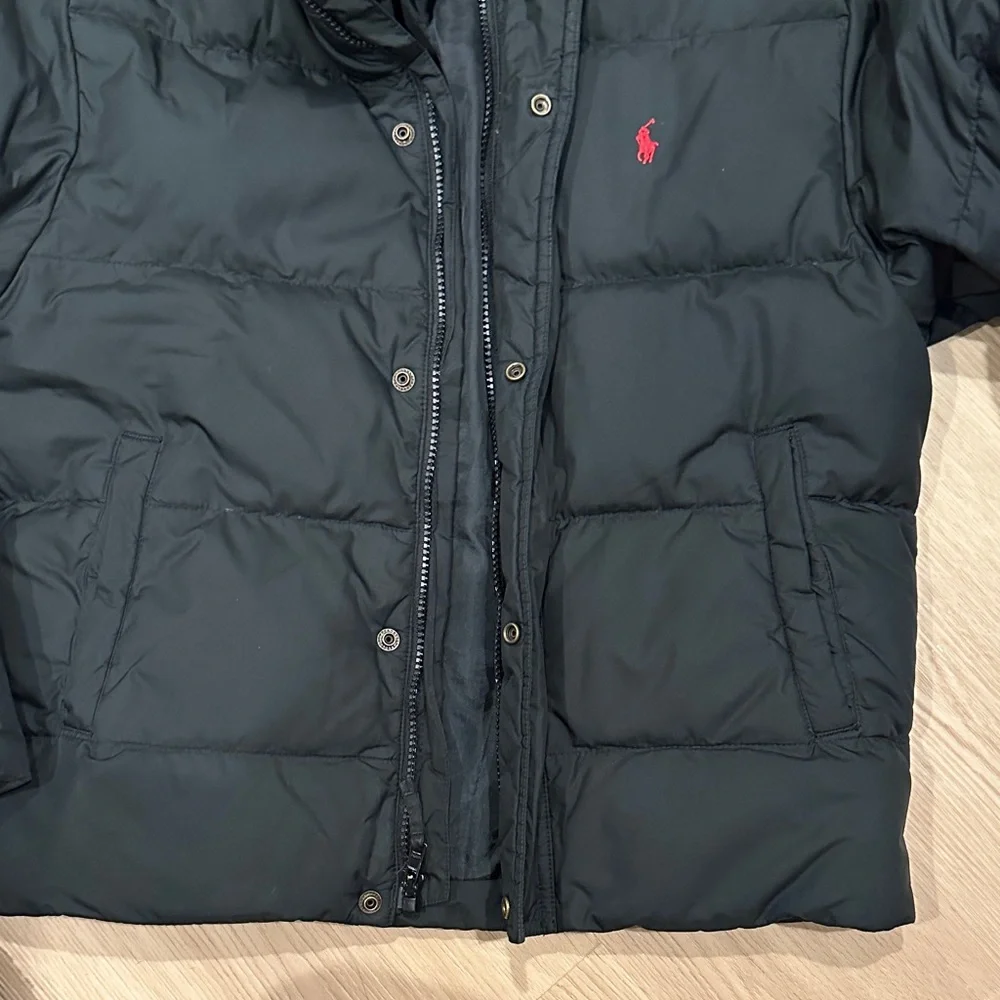 Polo by Ralph Lauren Kids Puffer Jacket in Black - Picture 4 of 6
